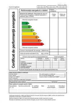 Certificat energetic
